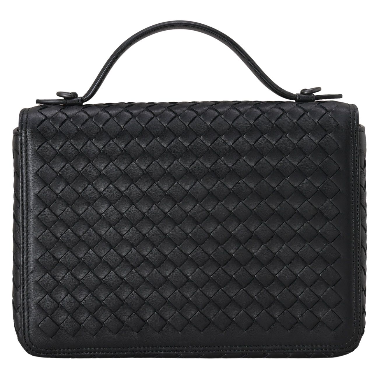 BOTTEGA VENETA(USED)보테가베네타 인트레치아토 알룸나 탑핸들 숄더백 스몰